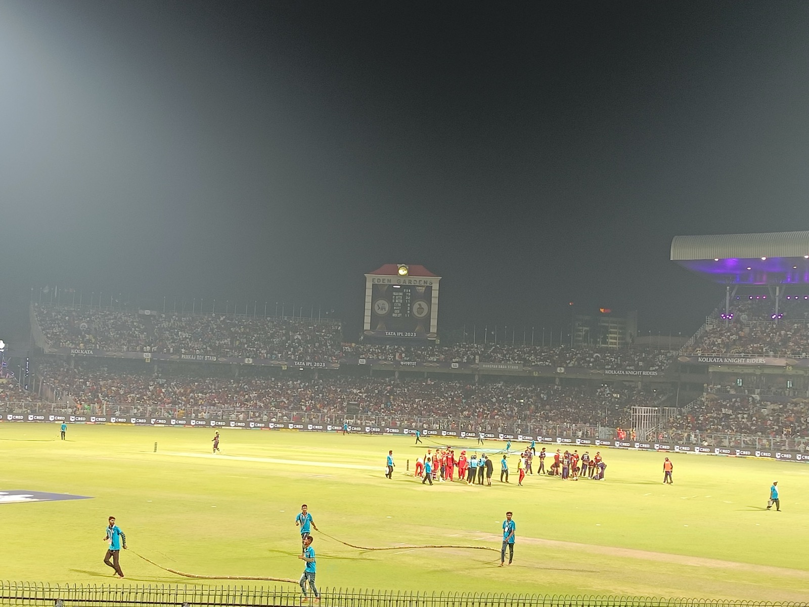 Eden Gardens during an IPL match in Kolkata on 8 May 2023