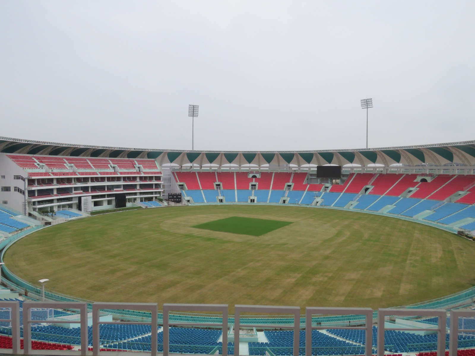 Ekana Cricket Stadium in Lucknow in 2018