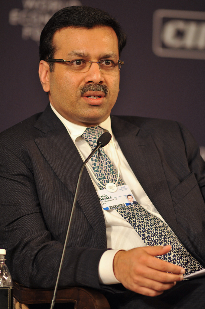 Sanjiv Goenka at the World Economic Forum India Economic Summit in 2009