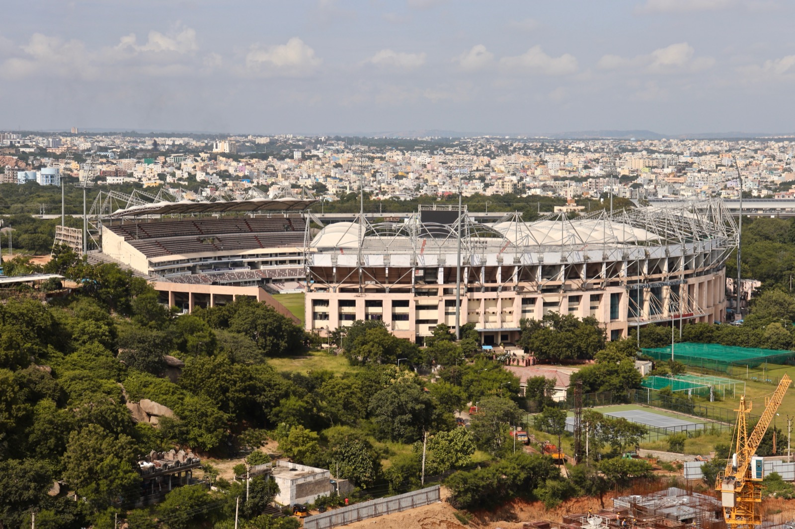 Rajiv Gandhi International Stadium in Uppal, Hyderabad